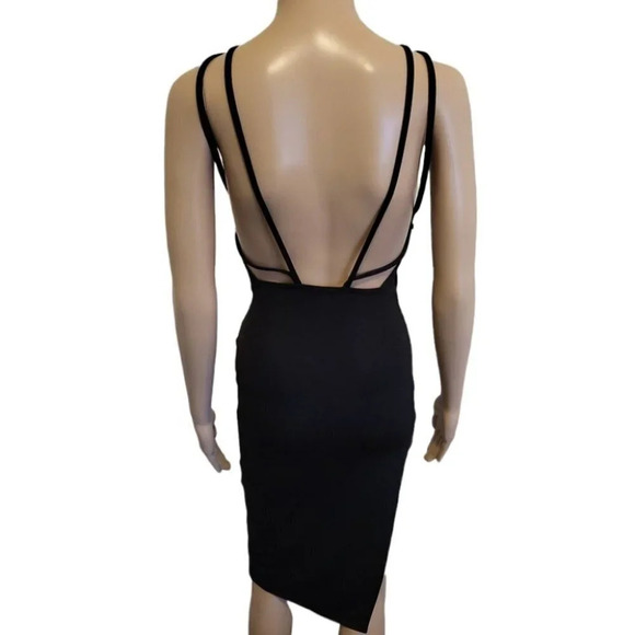 Sexy Black Dress by PrettyLittleThing (size 2) - Picture 2 of 8